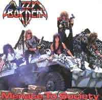 Lizzy Borden : Menace To Society. Album Cover